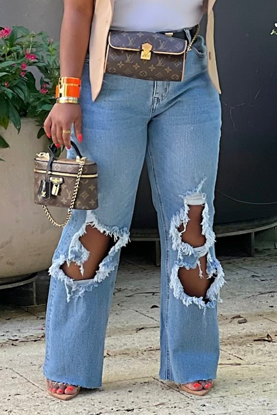 Farah Premium Denim Lux Distressed Jeans
