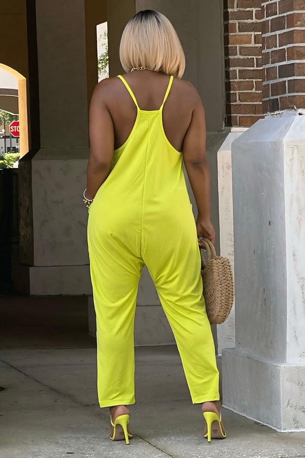Easy Does It Harem Jumper-Lime