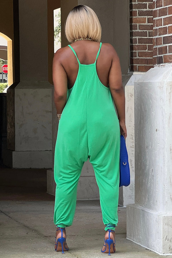 Easy Does It Harem Jumper-Green